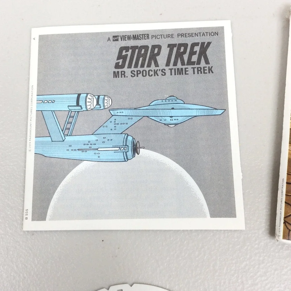 Vintage 1974 GAF View Master Star Trek Mr Spock's Time Trek B555